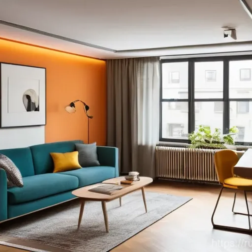 실내건축 실습 중 자주 실수하는 포인트 - **Prompt: The Evolution of a Small Apartment: From Cluttered to Harmonious Zoning**
"A split ima...