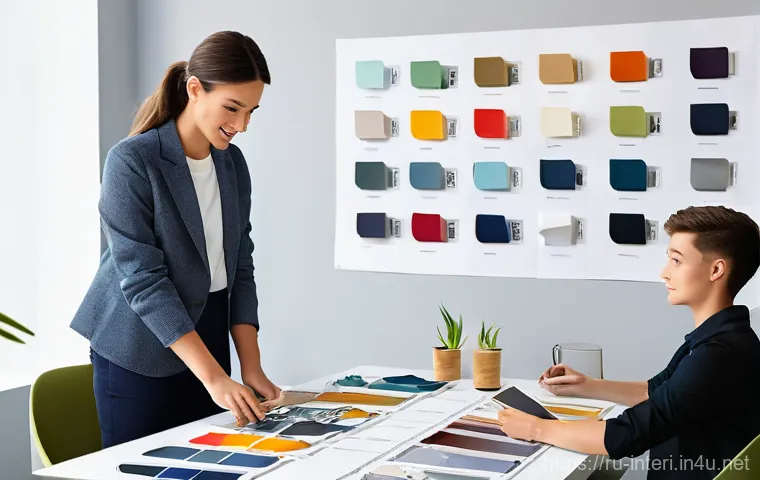 실내건축 실기 시험의 합격 방법들 - **Designer's Advanced Workstation for 3D Visualization:**
    A dynamic, high-angle shot of a modern...