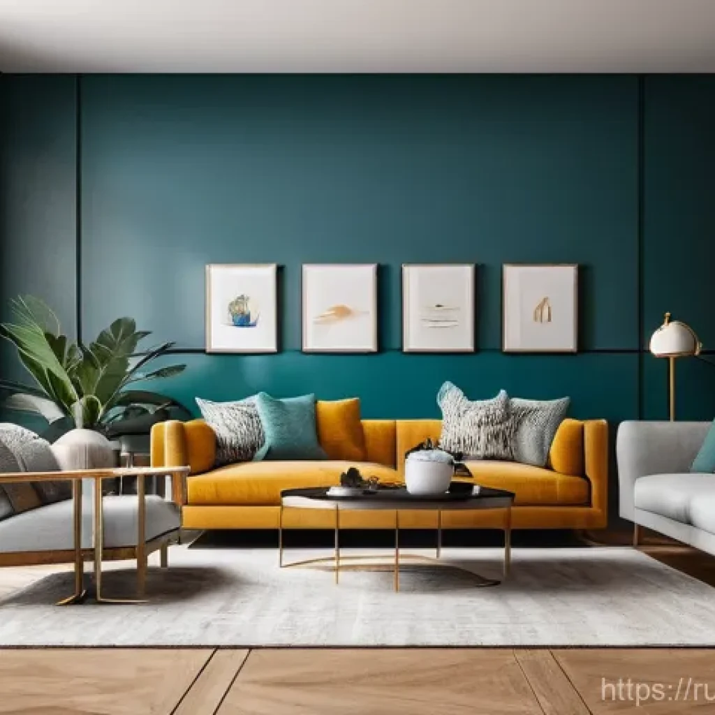 실내건축 실습에서 강조해야 하는 중요한 점들 - Here are three detailed image generation prompts in English, reflecting the interior design trends f...