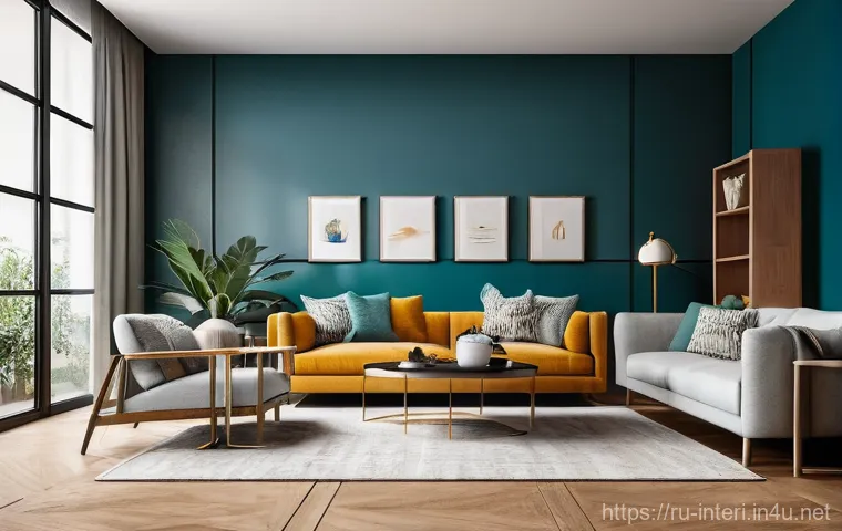 실내건축 실습에서 강조해야 하는 중요한 점들 - Here are three detailed image generation prompts in English, reflecting the interior design trends f...